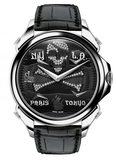 Buy Jacob & Co Palatial Five Time Zone Quartz replica watch